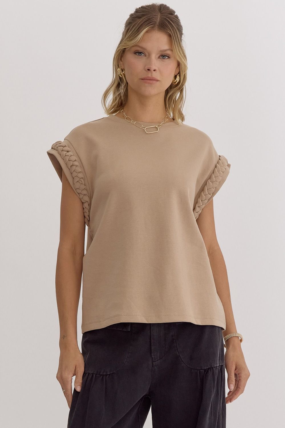 The Cordova Top - Taupe