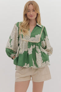 The Emily Blouse - Green