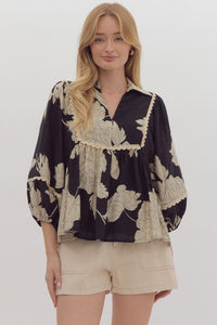 The Emily Blouse - Black