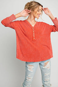 The Rainee Washed Thermal Top