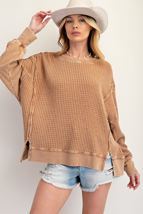 The Carter Top - Almond