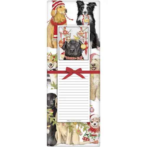 Winter Dogs Notepad Set