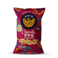 Siete Foods - Chipotle BBQ Kettle Cooked Potato Chips - 24 bags