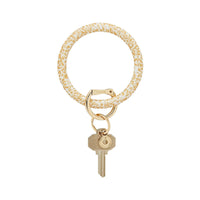 Silicone Big O® Key Ring - Gold Rush Cheetah