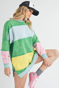 The Tilly Color Block Sweatshirt