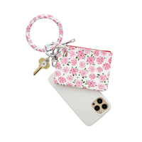 Silicone Big O® Key Ring - 50 States Pink