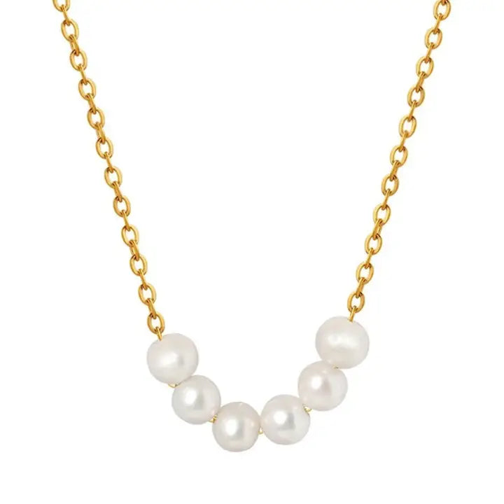 Ada Fresh Water Pearl Beaded Necklace