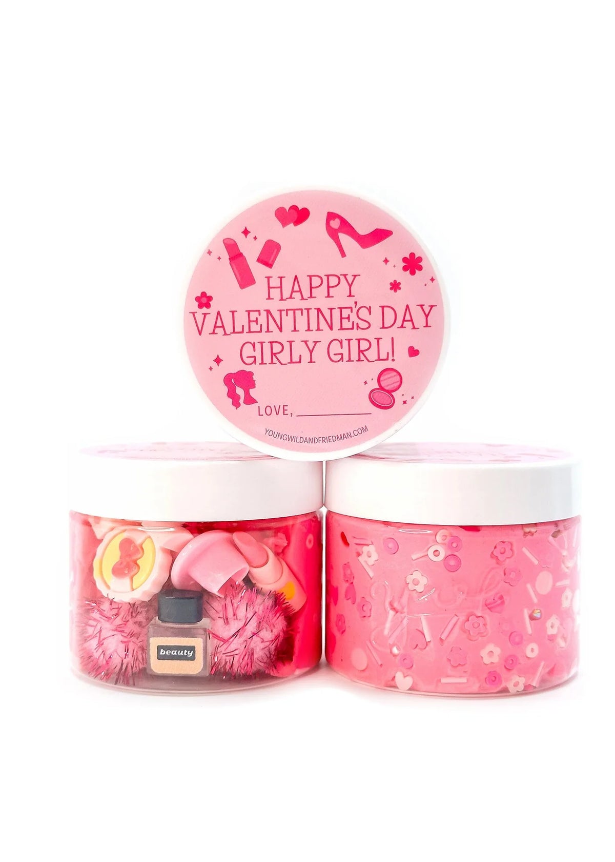 Glam Valentine Sensory Dough Jar