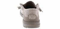 Hey Dude Wally Stitch Flecked Woven - Grey