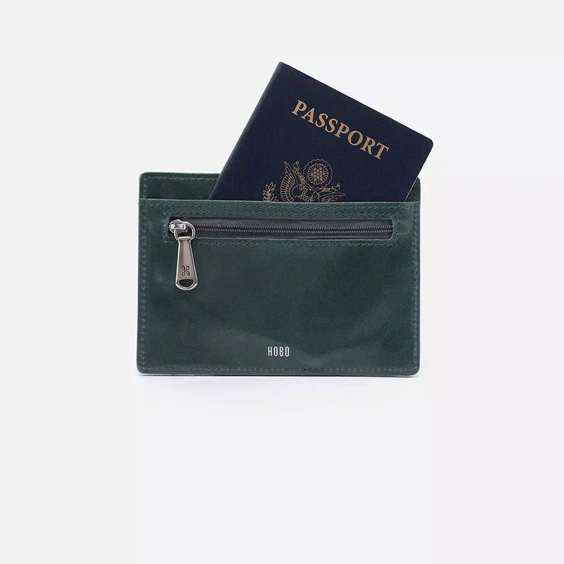 Euro Slide Card Case - Sage Leaf