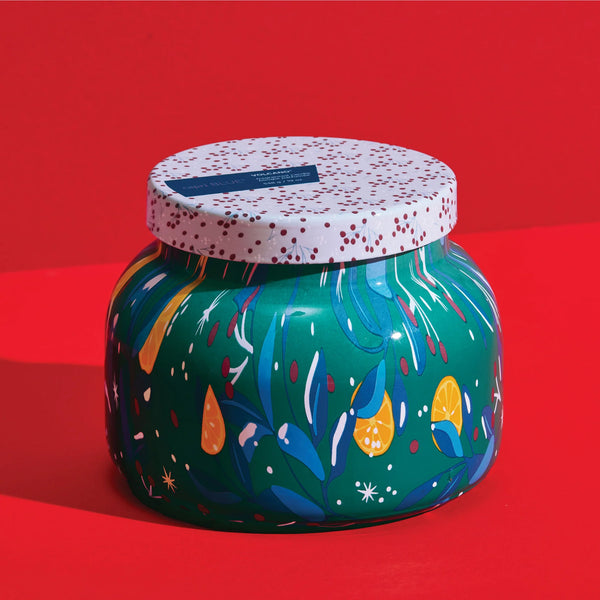 Volcano Holiday Pattern Play Signature Candle