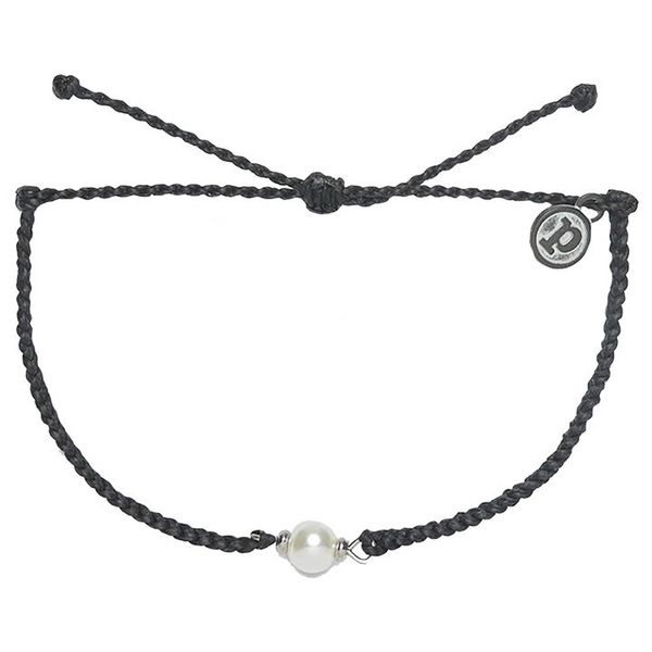 Puravida® Simple Pearl Bead Charm Bracelet