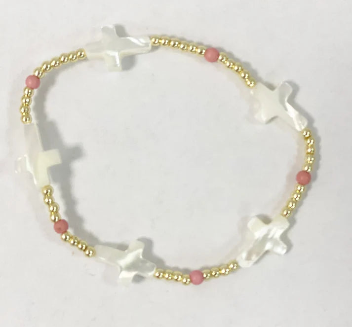 Island Girl Prayer Bracelet - Cotton Candy