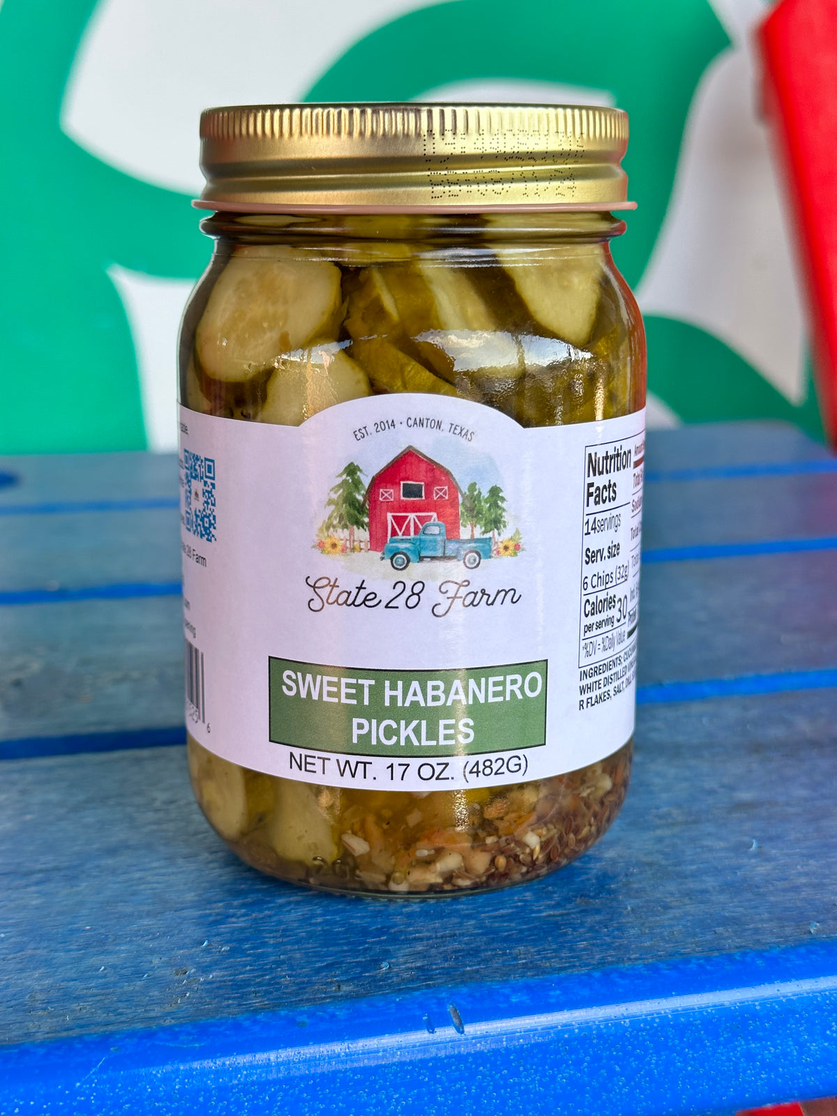 State 28 Farm - Sweet Habanero Pickles