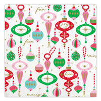 Slant Seasonal Party Napkins - Holiday