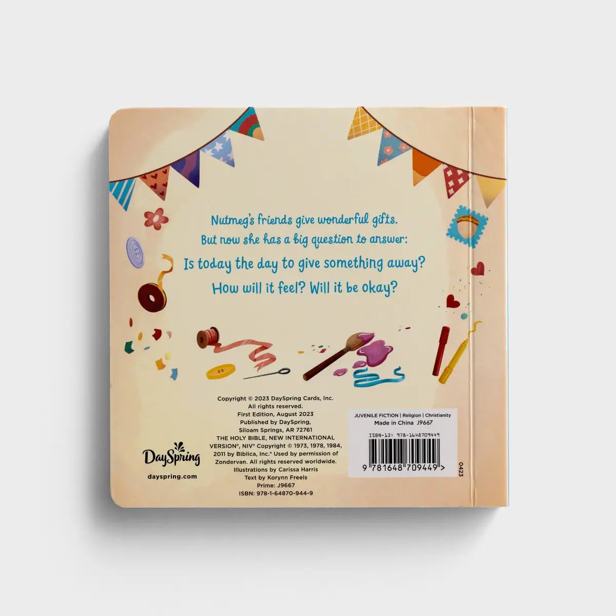 God Made Just One - Nutmeg Discovers the Joy of Giving Children's Board Book