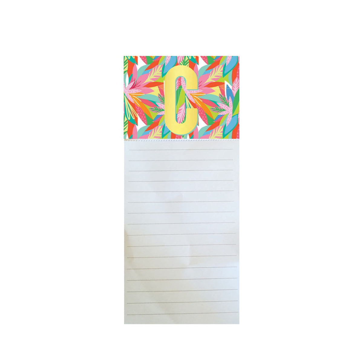 Mary Square Initial Magnetic Notepad