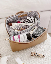 Ellis Makeup Bag - Tan