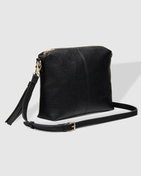 Kasey Stripe Crossbody Bag - Black