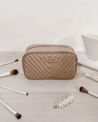 Maggie Lacey Quilted Cosmetic Bag Set