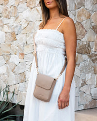 Cuba Phone Bag - Stone