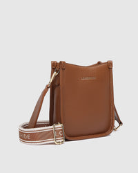 Parker Logo Crossbody Bag - Tan