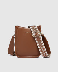 Parker Logo Crossbody Bag - Tan