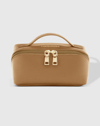 Ellis Makeup Bag - Tan