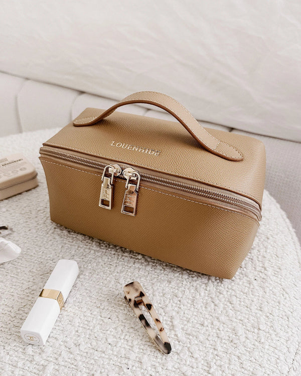 Ellis Makeup Bag - Tan