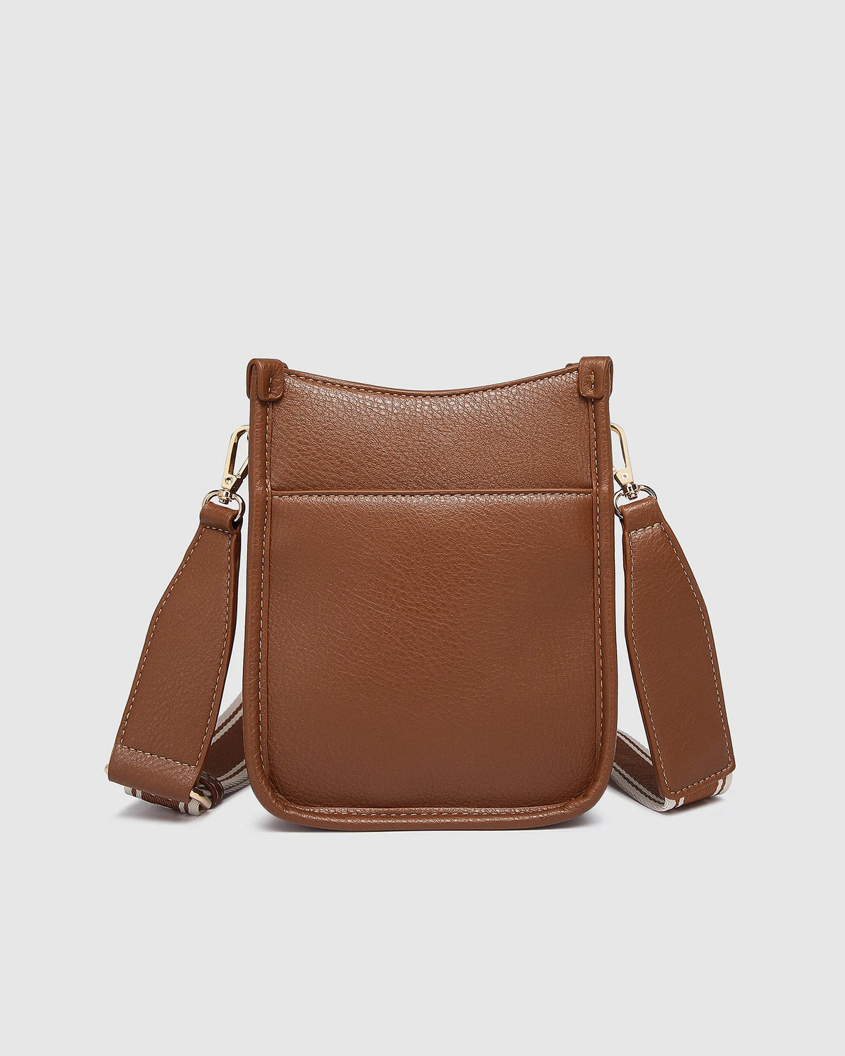 Parker Logo Crossbody Bag - Tan