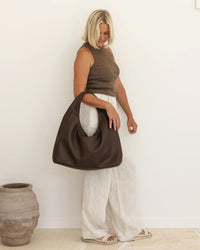 Monaco Shoulder Bag - Chocolate