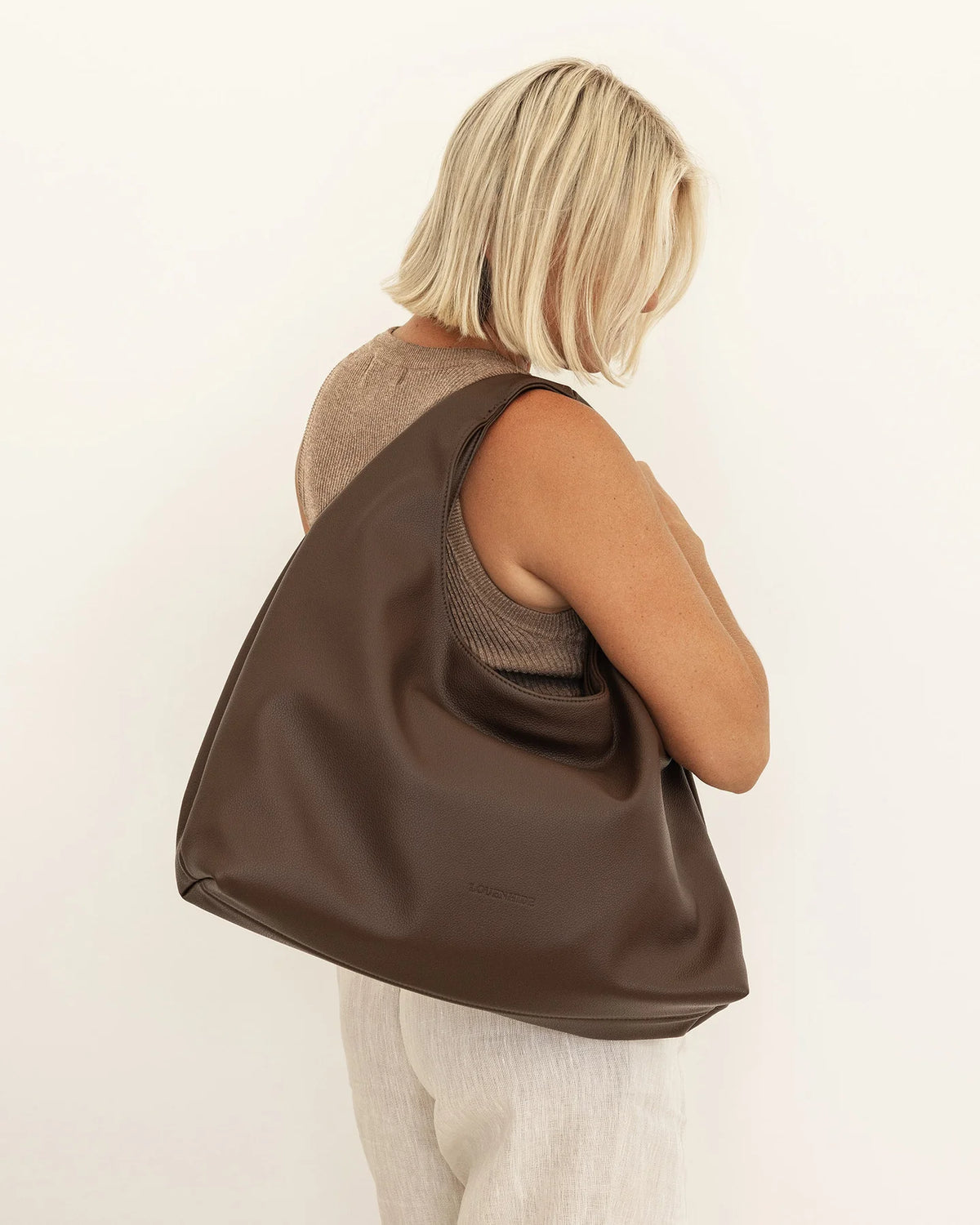 Monaco Shoulder Bag - Chocolate