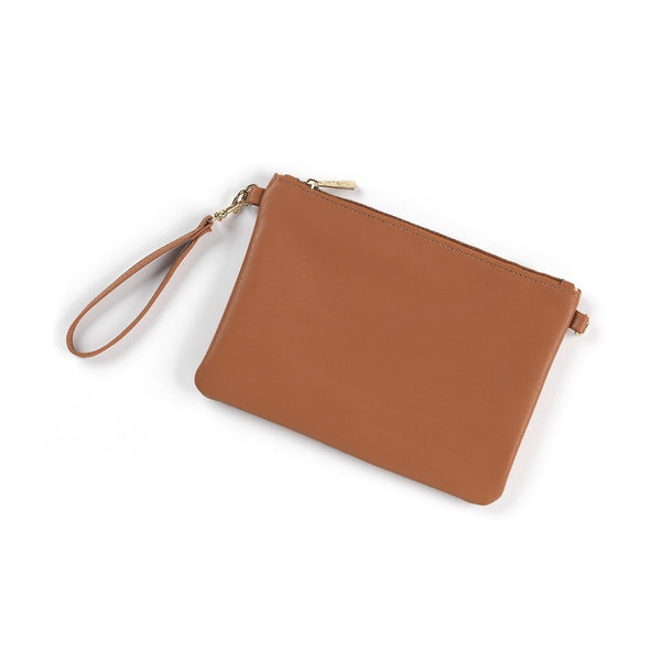 Madeline Camel Wristlet