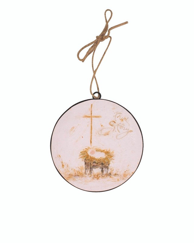 True Story Glitter Ornament