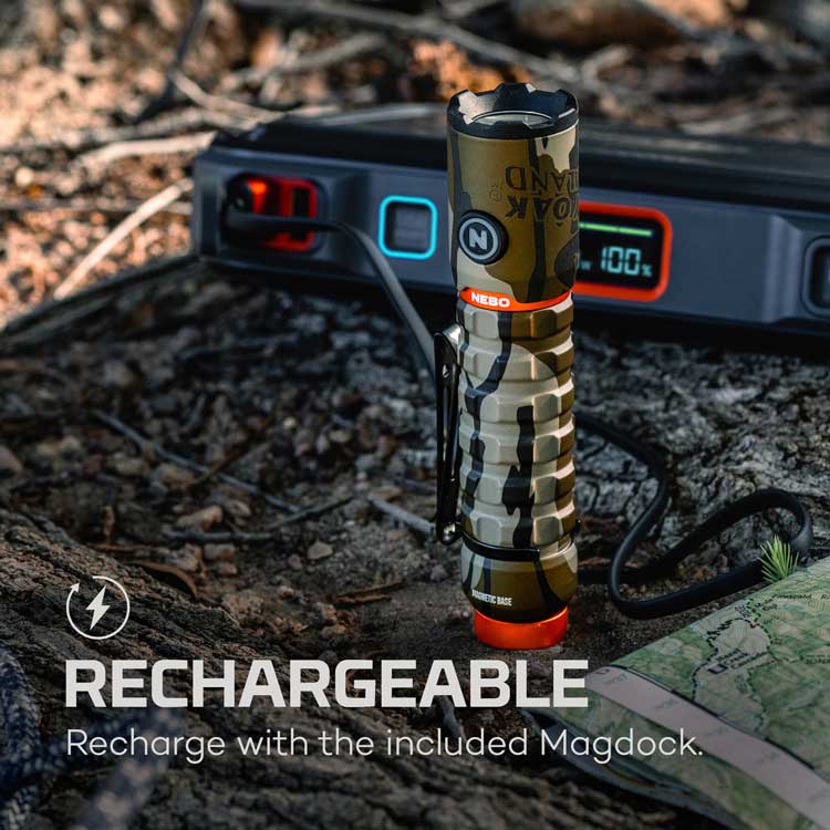 Torchy 2K Rechargeable Pocket Flashlight - Mossy Oak Bottomland