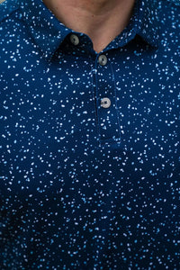 Performance Polo - Navy Speckled