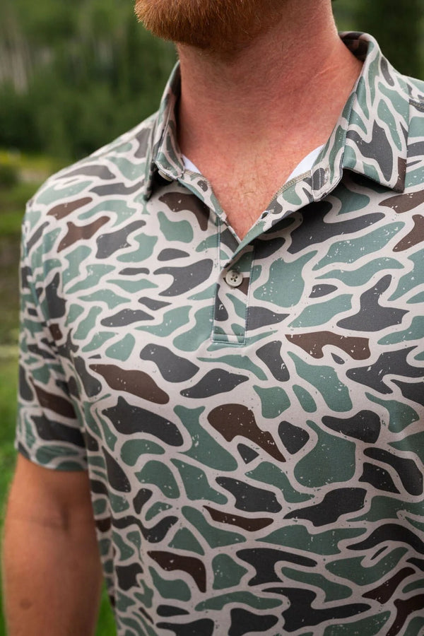 Performance Polo - Retro Duck Camo