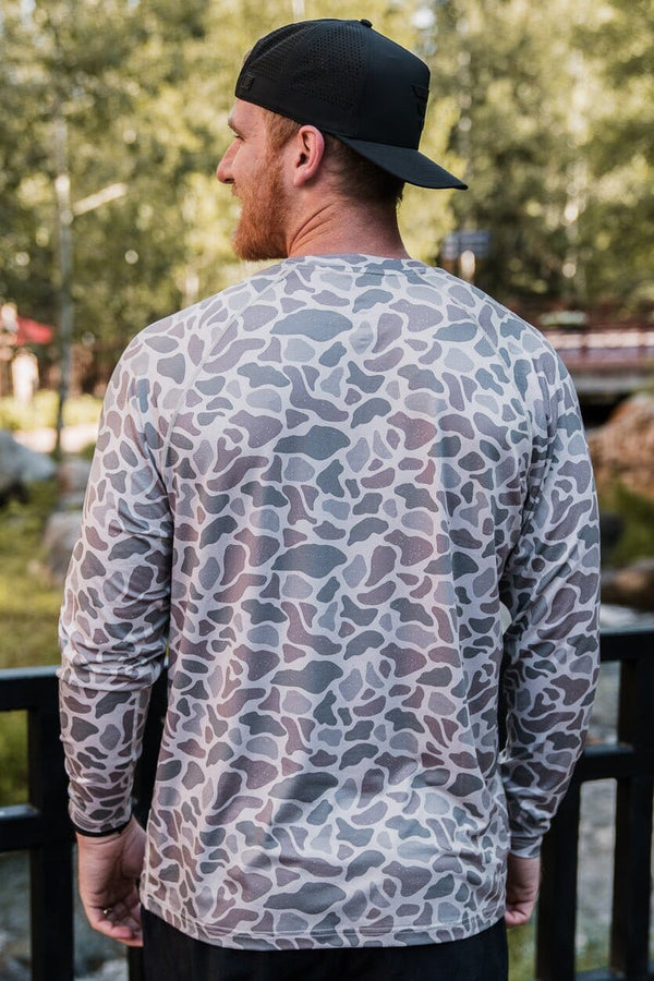 Performance Tee Long Sleeve - Classic Deer Camo