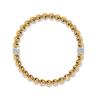 Meridian Petite Stretch Bracelet - Gold