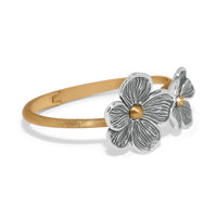 Everbloom Windflower Open Hinged Bangle