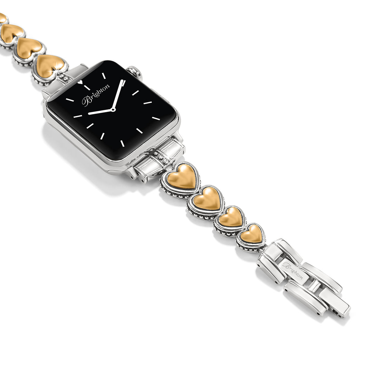 Pretty Tough Two-Tone Heart Watch Band