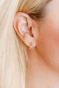 Screwback Stud - Millie - Bow