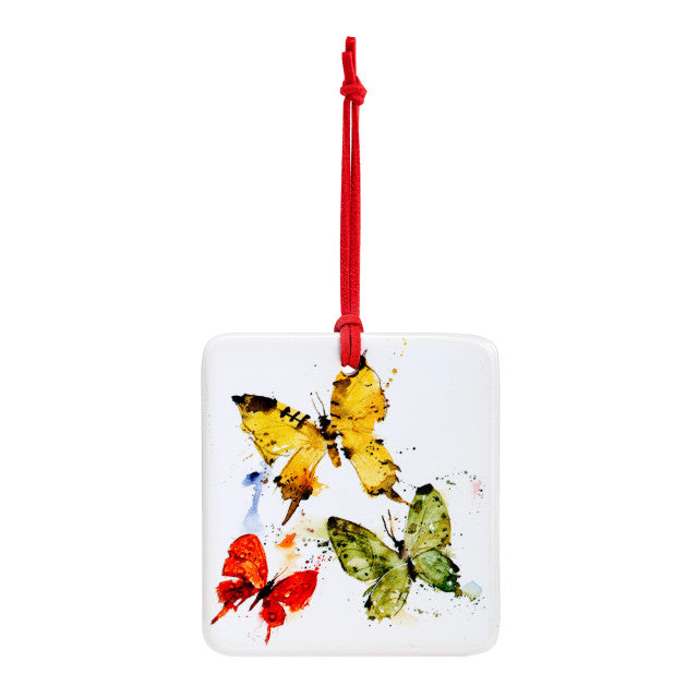 Flock of Butterflies Magnet Ornament with Card