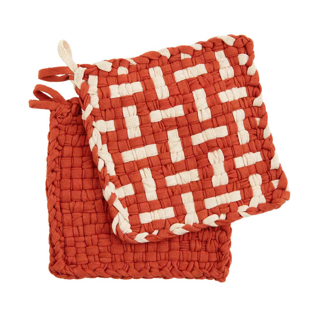 Woven Potholder Set - Terra