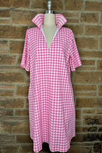 The Donna Seersucker Dress - Plus