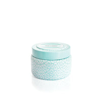 Volcano Aqua Printed Travel Tin Candle, 8.5oz