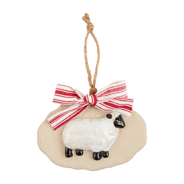 Mud Pie Farm Animal Ornament