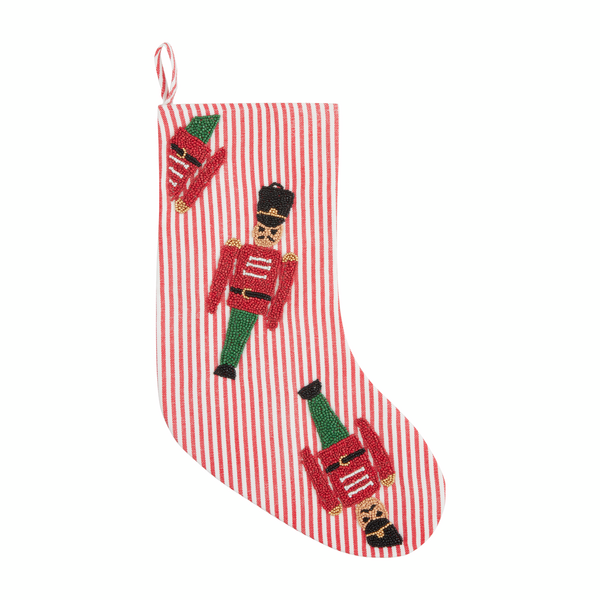 Mud Pie Beaded Stocking