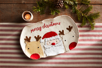 Mud Pie Santa & Friends Platter