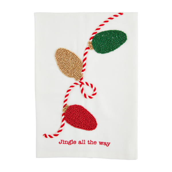 Mud Pie Christmas Bead Towel